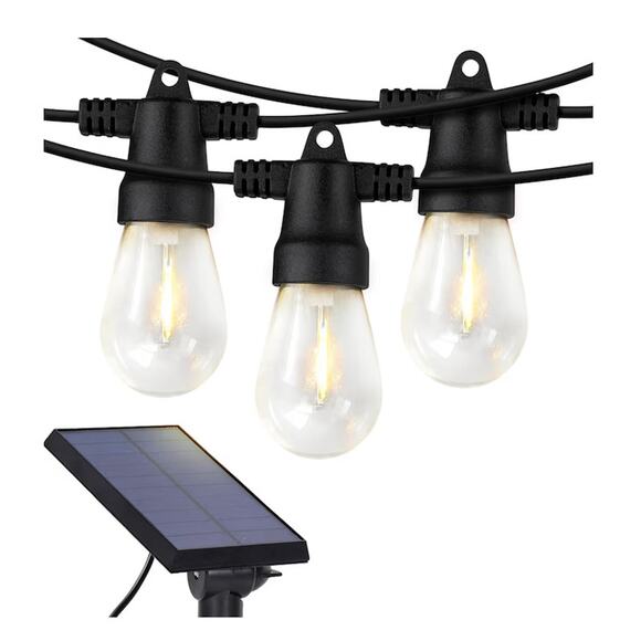 Brightech Ambience Pro Solar Powered Outdoor Lights - 48ft - Picture 1 of 2